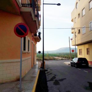 Asfaltado de la obra civil en Algorfa